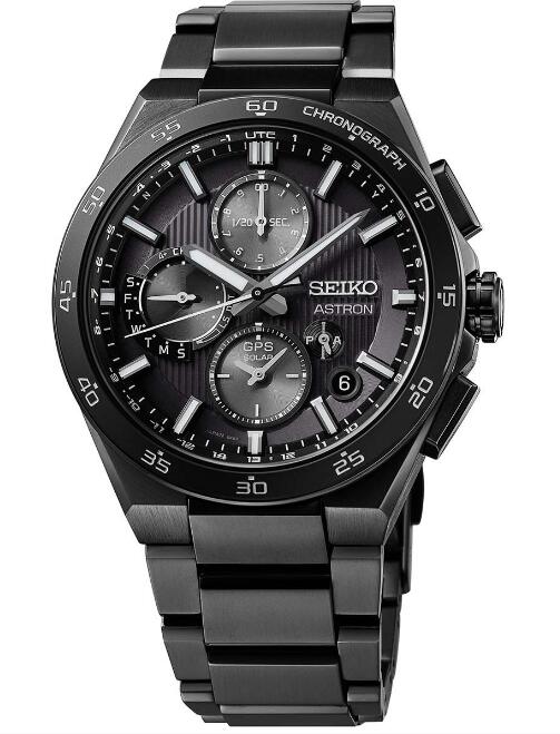 Seiko Astron GPS Solar Dual-Time Chronograph 5X83 SSH155 Replica Watch